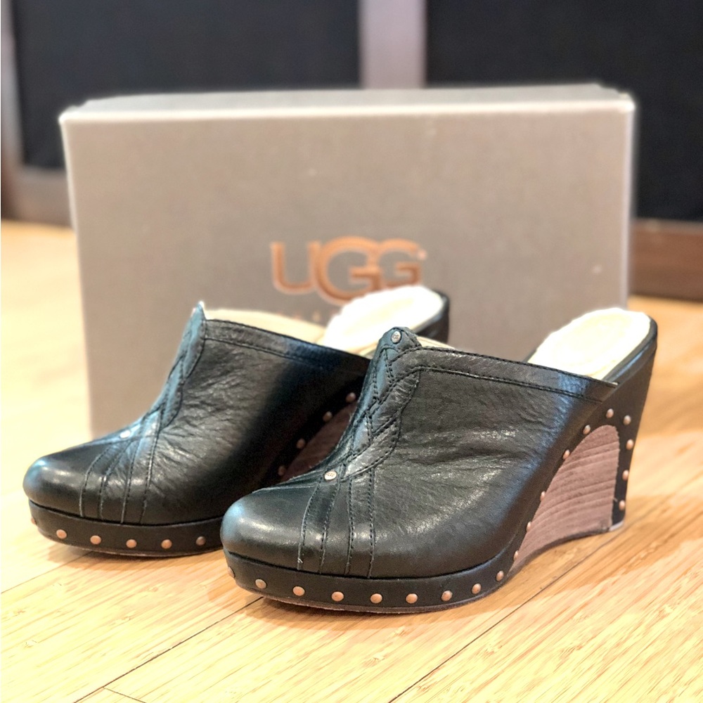 Ugg Leather Clogs - image 1